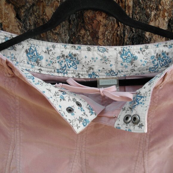 EUC Athleta light pink corduroy skirt size 6 in great condition - Picture 8 of 16